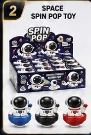 Space Spin Pop Toy